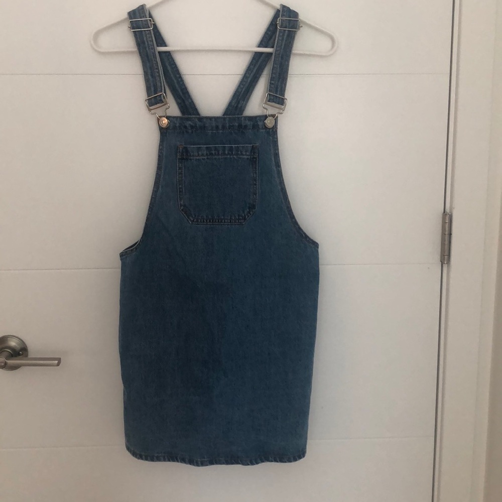 F21 Denim Overall Dress